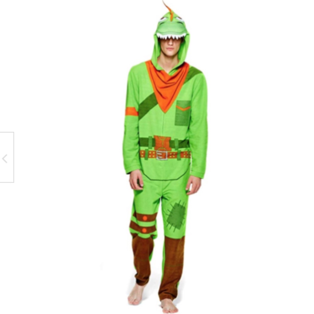 Fortnite Mens Costume Pajama One Piece